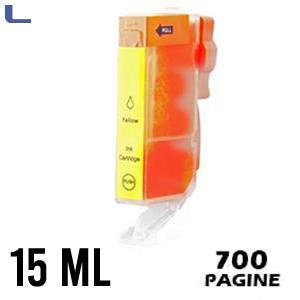 canon compatibile cli-551y xl ip7250 mg5450 6350 yellow 15ml