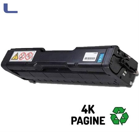 richo compatibile aficio sp c252 ciano 4k