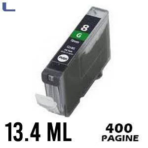 canon compatibile cli-8g con chip pro9000 green