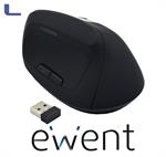 mouse ottico usb wireless verticale ergonomico black ewent *021