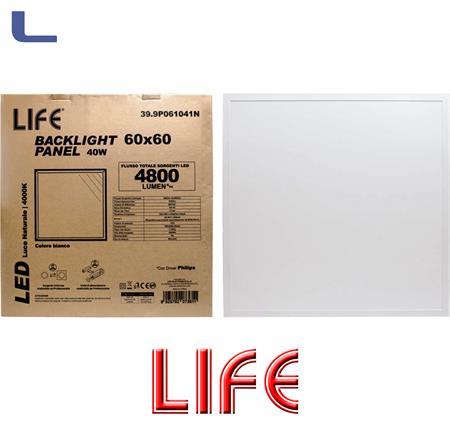 pannello led 60x60 40w 4000K LM4000 cornice bianca *107