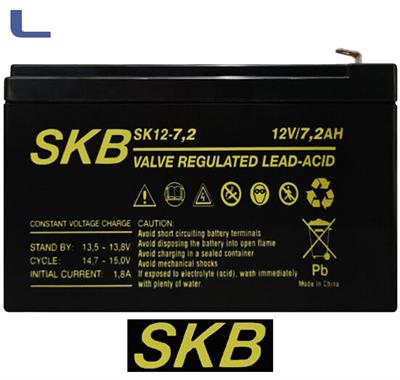 batteria al piombo 12v 7.2ah skb faston grande per UPS  *431