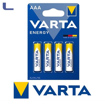 4 batterie ministilo AAA alkaline 1.5v varta *431