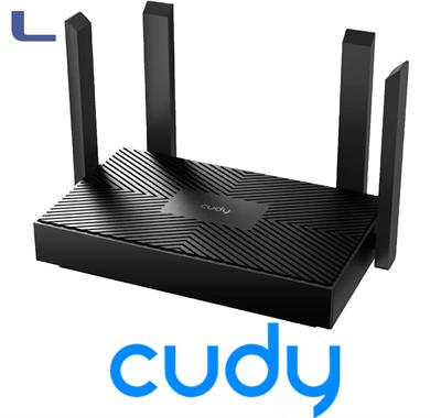 router wifi6 2.4/5ghz 300/1201mbps hub 4p gigabit ax1500 cudy