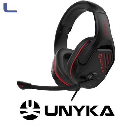 cuffia gaming con mic.ps5 e multipiattaforma Unykach nero *572