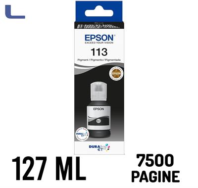 flacone epson 127ml ecotank 113 black c13t06b140*677