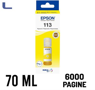 flacone epson 70ml ecotank 113 yellow C13T06B440*677