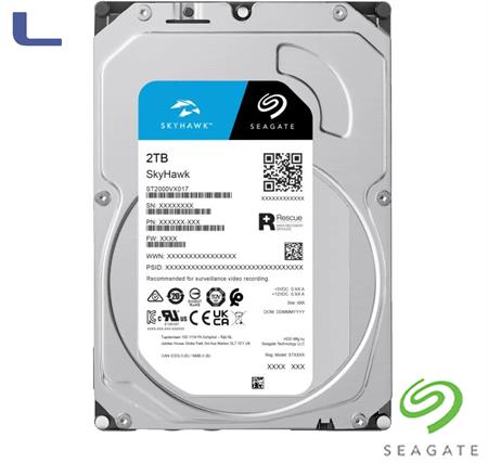 hdd seagate 2tb 3.5 sata3 256mb 5900rpm skyhawk surveillance