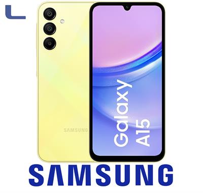 samsung A155 galaxy A15 yellow rom128gb ram4gb dual sim