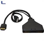 splitter hdmi 1x2 due uscite hdmi 0.3m alimentazione usb*254