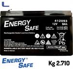 batteria al piombo 12v 9ah energy safe  faston grande *742