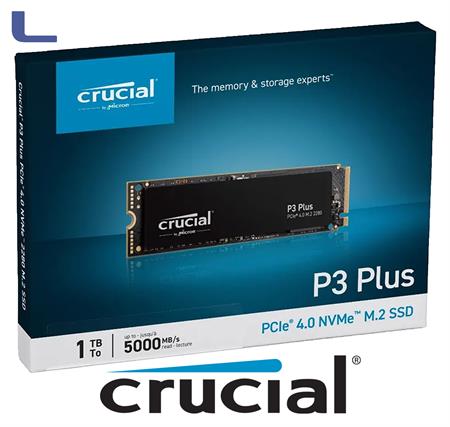 hd ssd crucial  NVME M.2 1tb pcie p3 plus  4.0*739