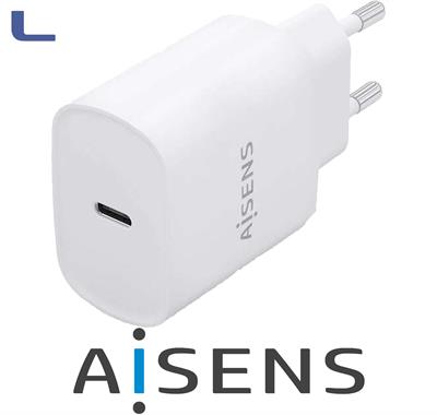 alimentatore usb c 20w 5v/3a 9v/2.22a 12v/1.67a white *572