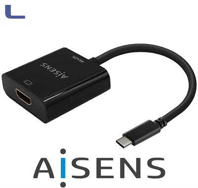 Convertitore da USB-C a HDMI black 4K 30Hz aisens *572