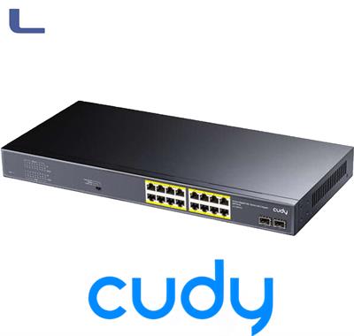 switch gigabit 16 porte poe con 2 porte Gigabit SFP cudy*572