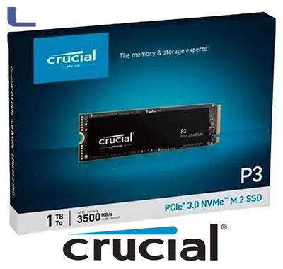 hd ssd crucial NVME M.2 1tb pcie 3.0 *677