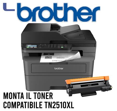 stampante multifunzione laser fax lan wifi brother mfc-l2827dw