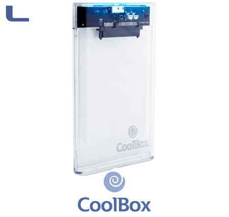 box esterno  trasparente usb 3.0 per hdd sata 2.5 coolbox*572