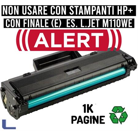 hp compatibile laserjet m140w m110we xl 1K con chip * 572